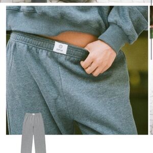 Cozy Gray Wide Leg Pants